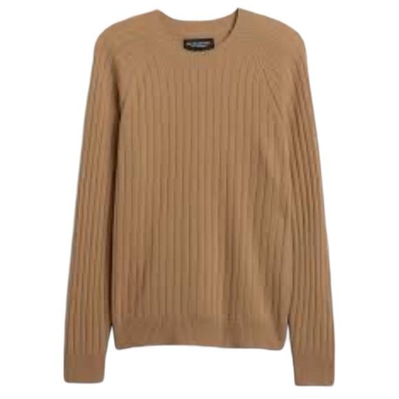 Banana Republic Scola 100% Cashmere Wide Rib SweaterXL NWT